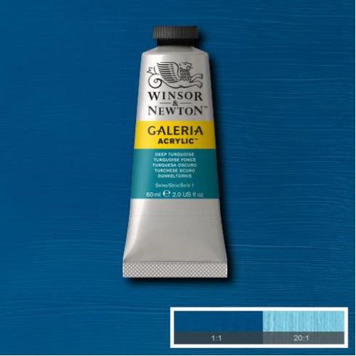 Winsor & Newton Galeria Akrilik Boya Deep Turquoise 60 Ml Winsor & Newton Galeria Akrilik Boya Deep Turquoise 60 Ml